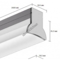 Накладной алюминиевый профиль для светодиодных лент LD profile – 32, 31023